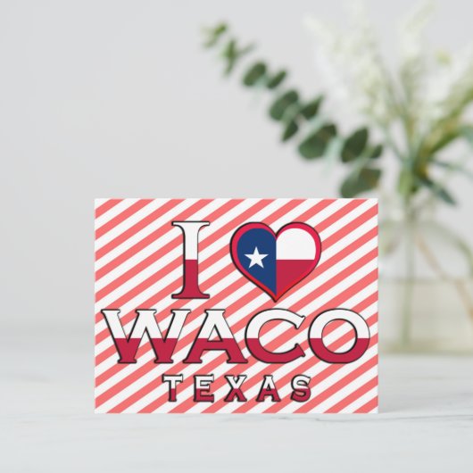 Waco, Texas Postkarte (Stehend Vorderseite)