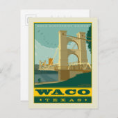Waco, Texas Postkarte (Vorne/Hinten)