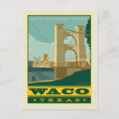Waco, Texas Postkarte (Vorderseite)