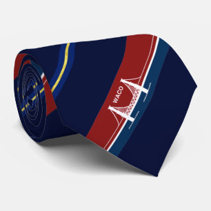 Waco (Texas) Stadtflagge Neck Tie Krawatte