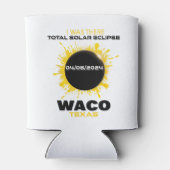 Waco Texas Total Solar Eclipse 2024 Dosenkühler (Rückseite)