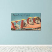 Waco, TexasLarge Letter ScenesWaco, TX Leinwanddruck (Insitu (Holzboden))