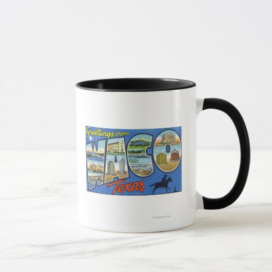 Waco, TexasLarge Letter ScenesWaco, TX Tasse (Rechts)