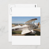 Waco-Zweiflugzeug Postkarte (Vorne/Hinten)
