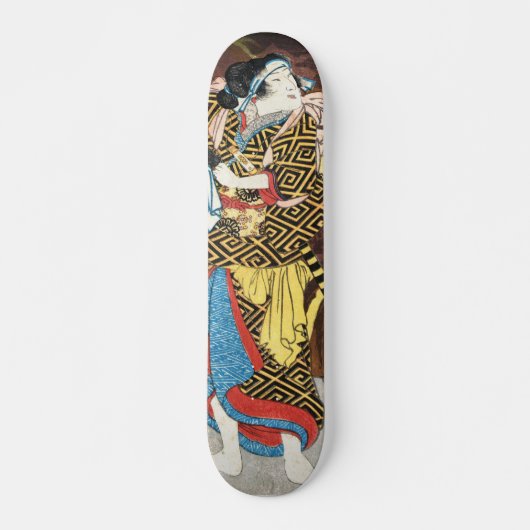 Wada yoshimori-Tomogras-Yamabuki-Holzschnitt Skateboard (Vorne)