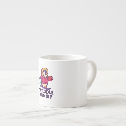 Waddle and Sip   Espressotasse (Vorderseite Rechts)