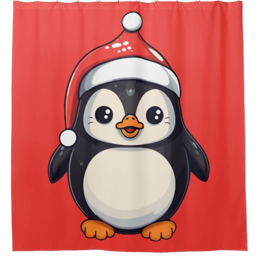 Waddle Claus Duschvorhang (Vorderseite)