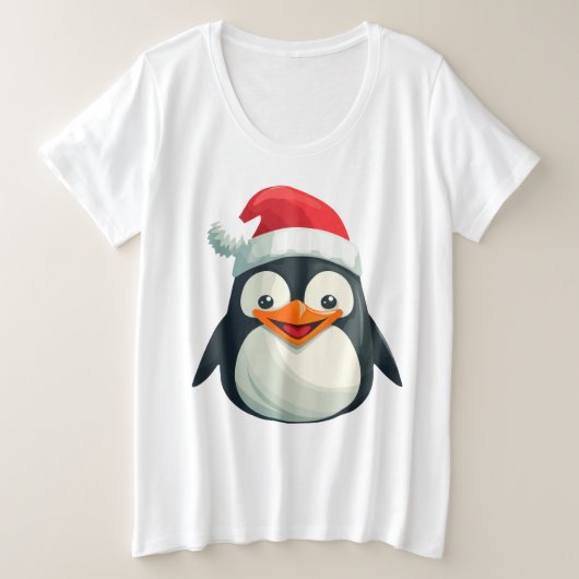 Waddle Claus Große Größe T-Shirt (Design vorne)