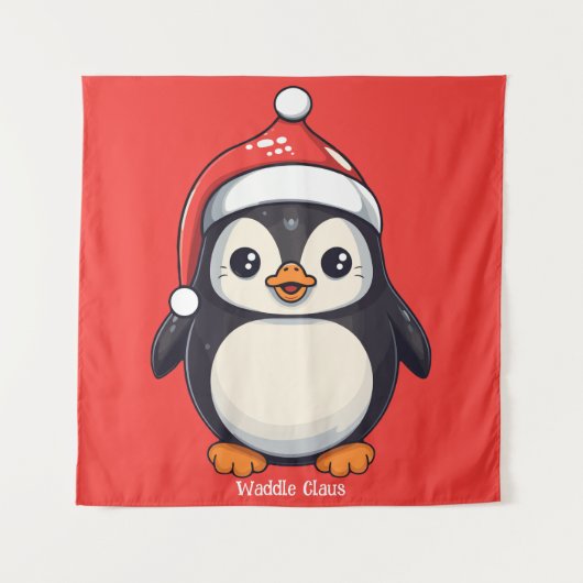Waddle Claus Wandteppich (Vorderseite)