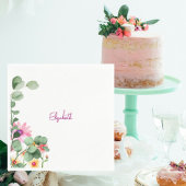 Waddle dann Swaddle Pink Baby Dusche Serviette