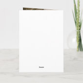 Waddle Forward With Courage Penguin Encouragement Karte (Rückseite)