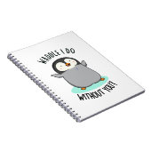 Waddle I do without you Funny Pinguin Pub Notizblock (Rechte Seite)