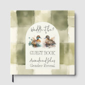 Waddle it be Mallard Duck Gender Reveal Gästebuch (Vorderseite)