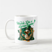 Waddle Like a Leprechaun" St. Patrick's Day Duckli Kaffeetasse (Links)