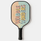 Waddle Wonders Pickleball Schläger (Rückseite)