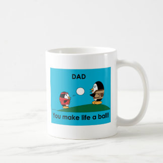 Waddles Papa macht das Leben zu einer Tasse