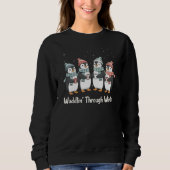 Waddlin’ Through Winter – Penguin Friends Sweatshirt (Vorderseite)