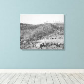 Wade and Jones Railroad Camp in Whitewood Canyon Leinwanddruck (Insitu (Holzboden))