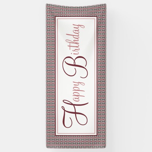 Wade Birthday Banner (Vertikal)