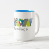 Wade-College Zweifarbige Tasse (VorderseiteRechts)