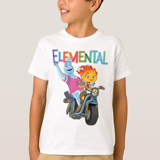 Wade Ember Elemental Motorrad T-Shirt (Vorderseite)