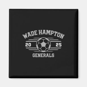 Wade Hampton Generals Fußballrechnung 2025 Magnet