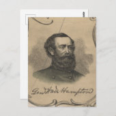 Wade Hampton III Postkarte (Vorne/Hinten)