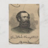 Wade Hampton III Postkarte (Vorderseite)