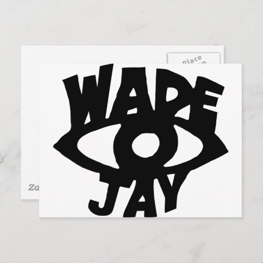 Wade Jay Postkarte (Vorne/Hinten)
