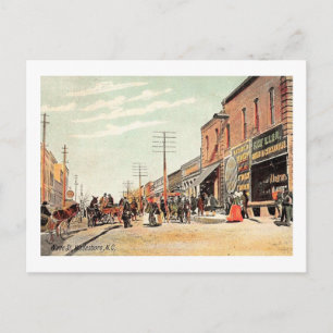 Wade St., Wadesboro, North Carolina Vintage Postkarte