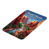 Wadi Disah Saudi-Arabien Magnet (Linke Seite)
