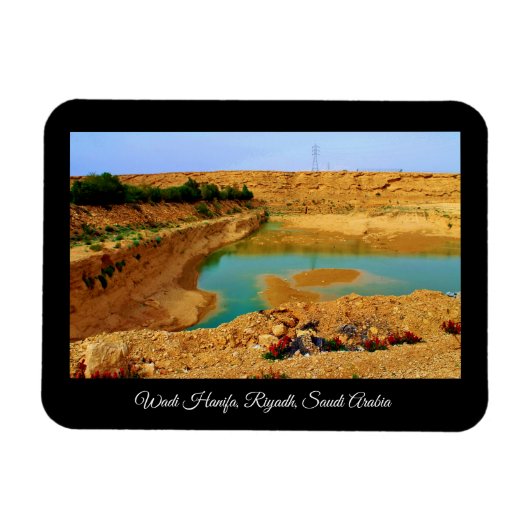 Wadi Hanifa, Riad, Saudi-Arabien Magnet (Horizontal)