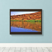 Wadi Namar Lake Leinwanddruck (Insitu (Holzboden))