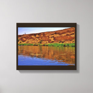 Wadi Namar Lake Leinwanddruck