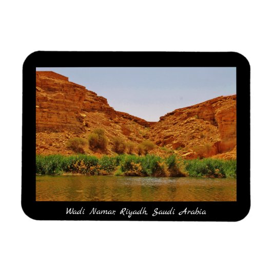 Wadi Namar, Riad, Saudi-Arabien Magnet (Horizontal)