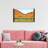 Wadi Namar Scene Leinwanddruck (Insitu (Wohnzimmer))
