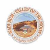 Wadi Rum Aufkleber (Vorderseite)