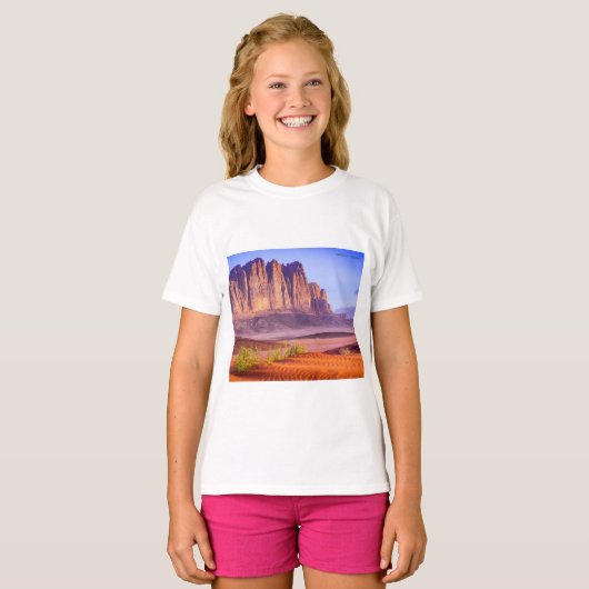 Wadi Rum desert in Jordan, Holiday T-Shirt (Vorne ganz)