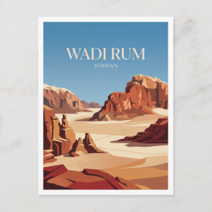 Wadi Rum Jordan Postkarte
