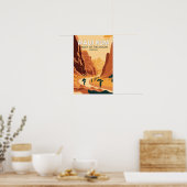 Wadi Rum Jordan Reisen Vintag Poster (Küche)