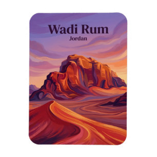 Wadi Rum Jordanien Magnet