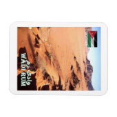 Wadi Rum - Mondtal - Jordanien - Magnet (Horizontal)