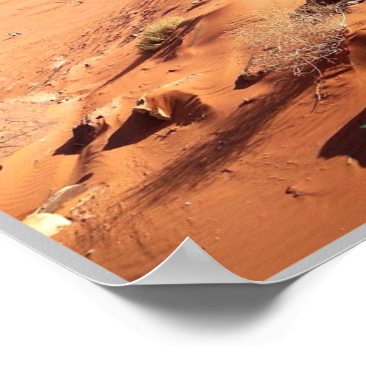 Wadi Rum - Mondtal - Jordanien - Poster (Ecke)