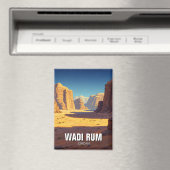 Wadi Rum Travel Magnet (In Situ (Geschirrspüler))