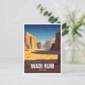 Wadi Rum Travel Postkarte (Stehend Vorderseite)