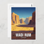 Wadi Rum Travel Postkarte (Vorne/Hinten)