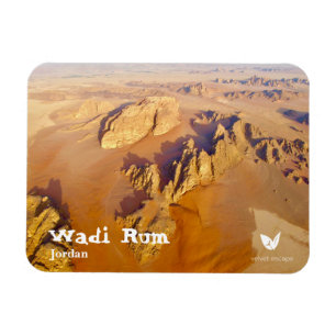 Wadi Rum Wüste in Jordanien Magnet von Velvet Esc