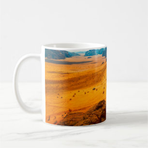 Wadi Rum Wüste, Jordanienwüste,wadi,rum,jordan,kun Kaffeetasse