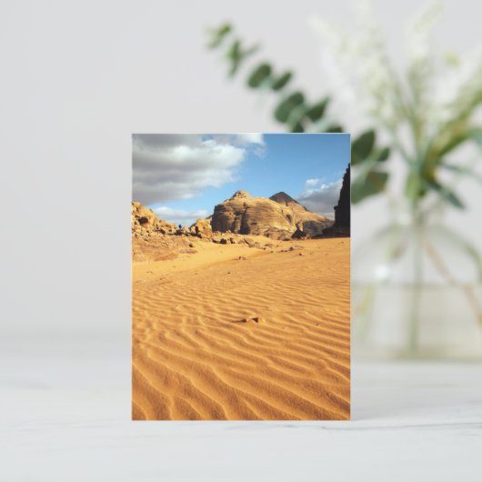 Wadi Rum Wüste Postkarte (Stehend Vorderseite)