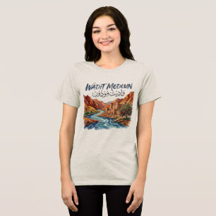 Wadit Modoun Talherkunft Amazigh Tri-Blend Shirt